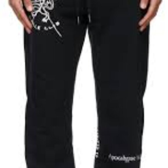 Ksubi Black Crest Lo-Fi Liberty Trak Lounge Pants Large - Picture 2 of 7